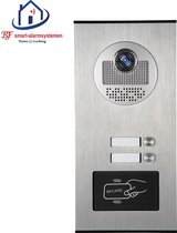 Home-Locking buiten bedieningspaneel voor appartementen drukknoppen boven elkaar inbouw voor deur videofoon 4 draads met ID.DT-1109
