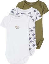 Name-it Jongens Rompertjes SS Turtle Loden Green - 92