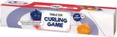 Mini Curling | Schuif Spel | Knikker Curling | Tafel Curling Game | Curling Bordspel | Marble | 120 cm