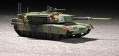 The 1:72 Model Kit of a M1A1 Abrams MBT.

Plastic Kit 
Glue not included
Dimension 144 * 51 mm
77 Plastic parts
The manufacturer of the kit is Trumpeter.This kit is only onli