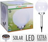 Pro Garden Solarbal - Padverlichting - 25cm -WIT - LED
