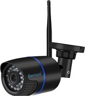 Benholt 6024PB  - WiFi Outdoor IP Beveiligingscamera - 2MP - Waterproof - Zwart