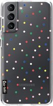 Casetastic Samsung Galaxy S21 4G/5G Hoesje - Softcover Hoesje met Design - Candy Print