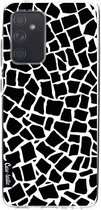 Casetastic Samsung Galaxy A52 (2021) 5G / Galaxy A52 (2021) 4G Hoesje - Softcover Hoesje met Design - British Mosaic Black Print
