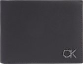 Calvin Klein - CK clean RFID trifold 10CC w/coin - portemonnee heren - black