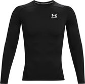 Under Armour UA Heatgear Armour Compressie Long Sleeve Heren Sportshirt - Zwart