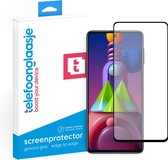 Telefoonglaasje Basic Screenprotectors Geschikt voor Samsung Galaxy M51 - Volledig Dekkend - Gehard Glas Basic Screenprotector Geschikt voor Samsung Galaxy M51 - Eenvoudige Beschermglas van rand tot rand
