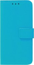 ADEL Kunstleren Book Case Pasjes Portemonnee Hoesje Geschikt voor Samsung Galaxy S8 Plus - Blauw