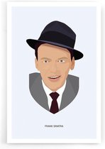 Walljar - Frank Sinatra - Muurdecoratie - Poster