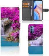 Wallet Bookcase OPPO Reno 4 Pro 5G Telefoonhoesje Waterval