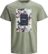 JACK&JONES PLUS JORFLORALL PRINT TEE SS CREW NECK PS Heren T-shirt - Maat XXL