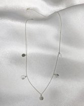 Stardust - MOON PHASE ketting in Zilver