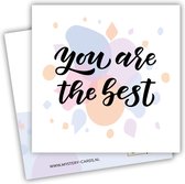 Mystery Card You are the best - (Jij bent de beste) - Kaart met geheime boodschap