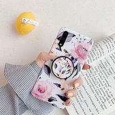 Coque Apple iPhone 12 Pro Max Marble | Couverture arrière | Cas de téléphone en TPU | avec porte- Ring
