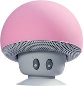 SmartTechnology Colored Mushroom Douche Speaker Roze - Bluetooth Speaker - Waterdichte Speaker - Badkamer Speaker - Waterproof Speaker - Shower Speaker - Douche Radio -