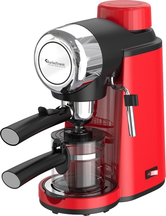 TurboTronic CM24 Pistonmachine - Espressomachine - Rood