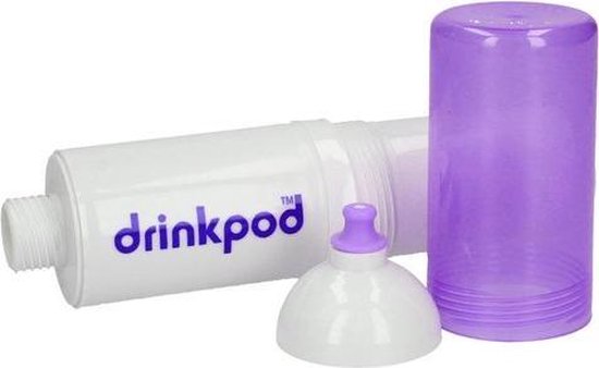 Drinkpod Fles & Beker 450 ml - Paars - Lichtgewicht Drinkfles voor Extra  Drinkcomfort | bol.com
