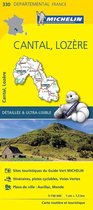 Cantal / lozere 11330 carte ' local ' ( France ) michelin kaart