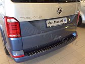 Bumperbeschermer RVS profiel carbon look VW T6 Transporter incl. Multivan - Let Op! Geschikt Voor T6 Met Achterklep (Niet Met Deuren)