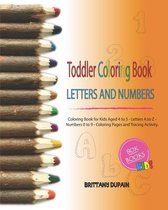 Toddler Coloring Book Letters and Numbers