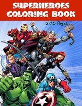 Superheroes Coloring Book