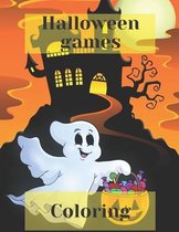 Halloween games coloring