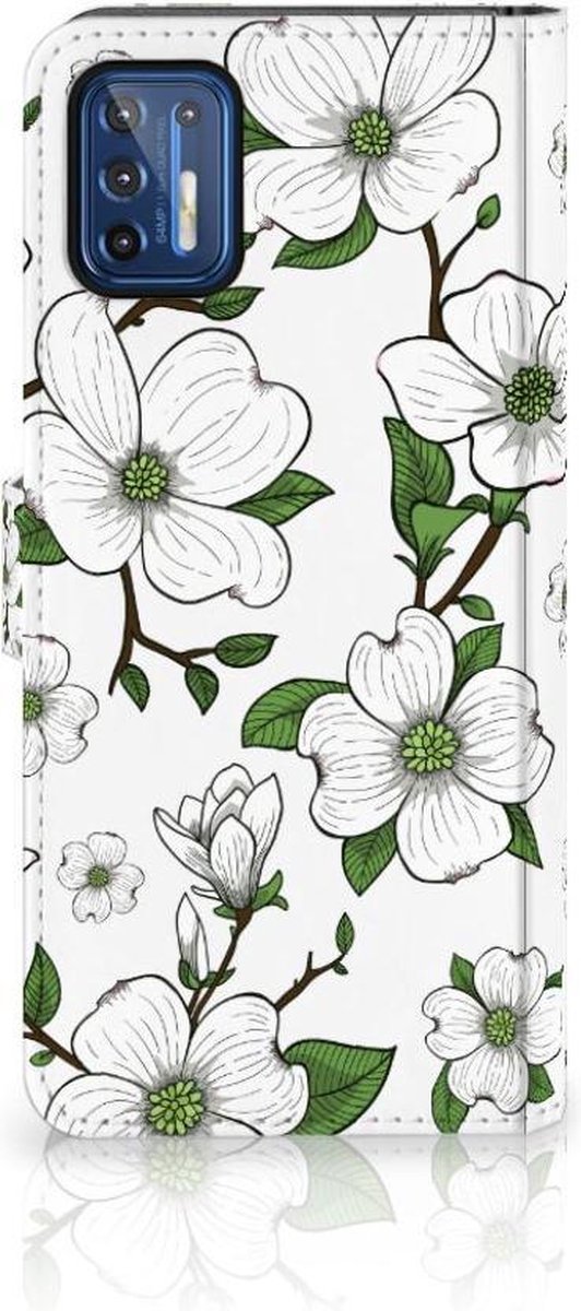 Motorola Moto G9 Plus Hoesje Dogwood Flowers