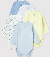 Petit Bateau Baby Jongens Rompertje - Maat 56