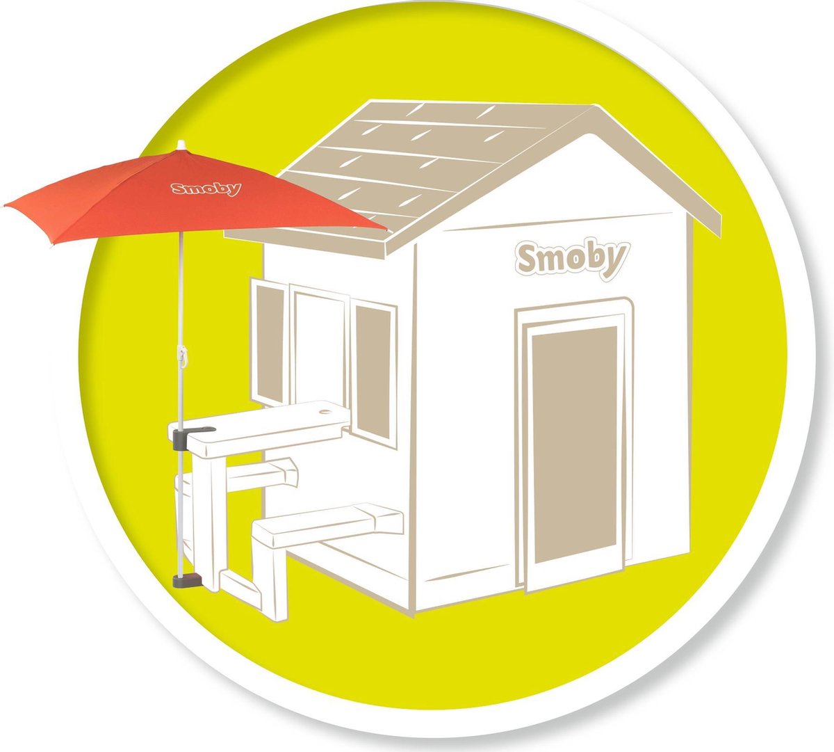 Smoby Zonnescherm - Speelhuis — afbeelding 2
