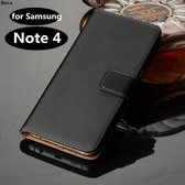 Samsung Galaxy Note4 Zwart Bookcase Hoesje Wallet Case