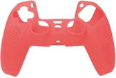 Playstation 5 Controller Skin - PS5 Silicone Hoes - Playstation 5 Accessoires - Cover - Hoesje - Siliconen skin case - Grip -  Rood