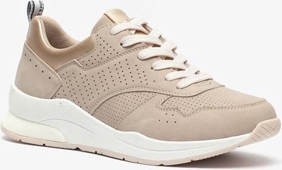 Blue Box dames dad sneakers - Beige - Maat 39 | bol.com