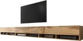 Maison’s Tv meubel – Tv Kast meubel – Tv meubel – Tv Meubels – Tv meubels Hout – Eiken hout  – Bruin – No LED – Wander – 300x30x32,5