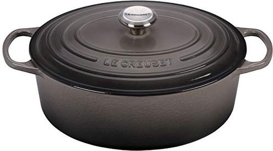 Le Creuset Braadpan Signature - Ovaal - Flint - ø 31 cm / 6.3 liter
