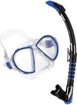 Aqua Lung Sport Duetto LX + Zephyr Flex LX - Snorkelset - Volwassenen - Blauw