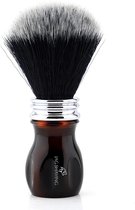 Beste Kwaliteit Zwart Synthetishe Haar Scheerkwast met Hars Handvat Beste voor Schuim Krijgen (Synthetic Shaving Brush)