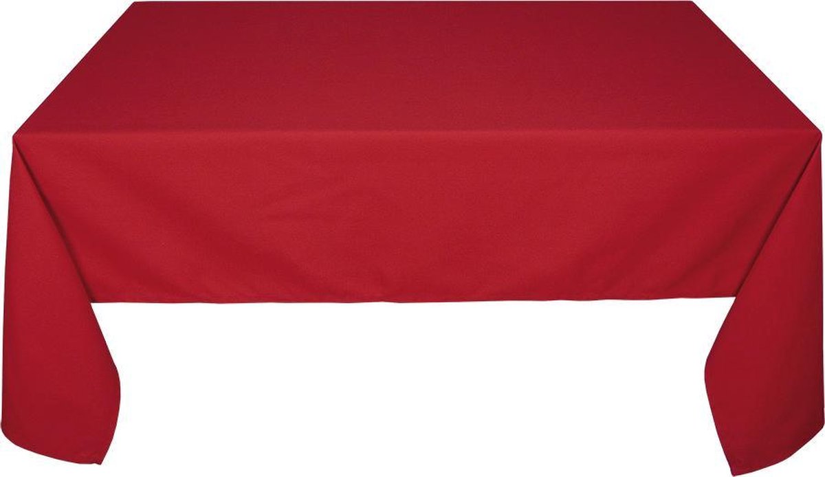 Treb Horecalinnen Tafelkleed Red 132x132cm - Treb SP