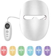 Phenitech Wireless Led Face Mask - Anti-rides Soins de la peau - Light Therapy - Scar Remover - Skin Cleanser - Skin Care Mask - Facial Treatment - Anti Aging Mask - Skin Care - Skin Rajeuning Device