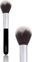CAIRSKIN Allround Blush & Powder Face Brush - Natural Finish Make-Up Poeder Kwast - Round Blush Bronze Face Powder Brush CS130 - New Edition