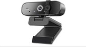 ARVIEMI Webcam 1080p 60 fps OBS met autofocus dual microfoon, HD computercamera 360° draaibare USB webcamera met automatische lichtcorrectie, webcam voor desktop pc