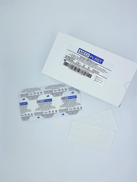 Foto: Mediplast hechtstrips 13mm x 100mm 60 stuks