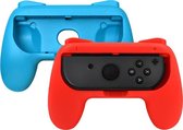 Nintendo Switch Joy con accessoires pakket - Nintendo Consule Case - Hoes-rood, blauw