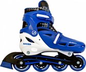 Bol.com AMIGO Racer Inlineskates - Skeelers voor jongens en meisjes - Blauw/Wit - Maat 34-37 aanbieding
