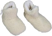 Hoog model pantoffels met strik - Wit - Maat 39
