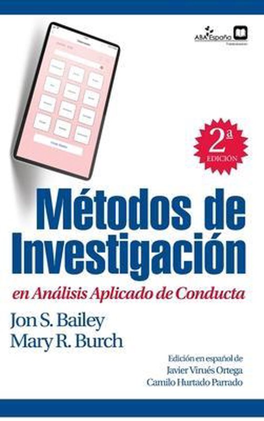 Métodos de investigación en análisis aplicado de conducta - cover