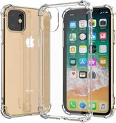 iphone 12 hoesje apple siliconen transparant case – shock proof hoesje voor iphone 12 geschikt voor magsafe