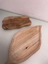 decoratieve houten plankjes - set van 2 stuks