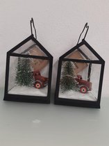 Kerst lantaarn- 2 stuks