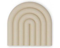 Mushie - siliconen bijtring - regenboog - Shifting sand