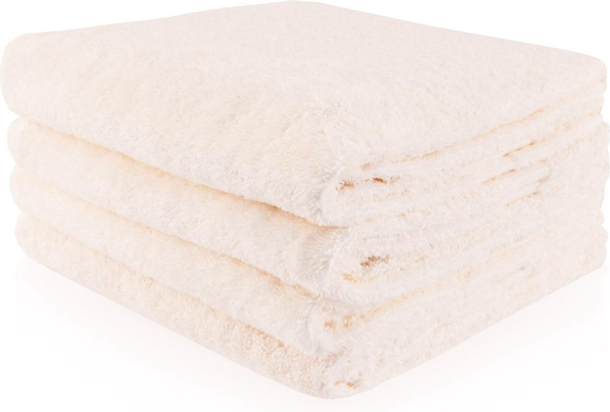 Handdoek creme 50x100cm